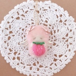 いちごひつじネックレス(ピンク①)
