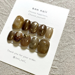 ネイルチップ　ニュアンス　マグネット