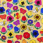お花のフレークシール