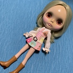 ブライス、リカちゃん用ワンピース、ピンク