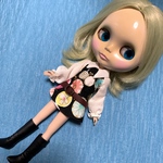 ブライス、リカちゃん用ワンピース、ブラック