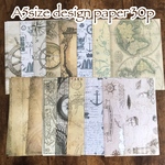 A5サイズ☆コラージュペーパー・デザインペーパー☆30枚入(B)