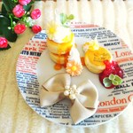 大SALE♪　パンケーキのアクセサリートレイ♪　メープル＆木いちご
