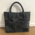 デニムリメイクバッグ　BLACK 