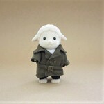 シルバニア　大人サイズ＊ロングトレンチコート（ベルト付 カーキ）　シャツ　ズボン　3点 洋服着せ替えセット＊シルバニアファミリー　お父さんサイズ