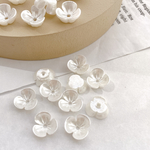  30pcs[ホワイト] ミニフラワーパーツ　a296