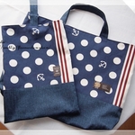 t様オーダー分★マチ付きレッスンバッグ＆シューズバッグ★