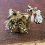 保護猫チャリティキーホルダー【ゴージャスレオパードさん】