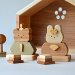 ウサギとクマのひな人形｜ひな祭り