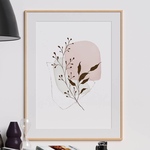 アートポスター | ピンク | P087