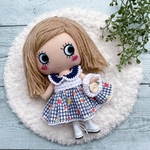 ☆ハンドメイド イルメール マリーちゃんお洋服 2点セット(ネイビー)☆