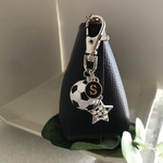 サッカー⚽️⭐️ イニシャル付きキーホルダー