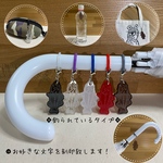 名入れ傘マーカーブラックバス形◆釣られているタイプ◆ペットボトルマーカー◆傘目印◆1ケ