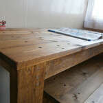 ◆アンティーク風 机・作業台  120cm  【 DW 】 ＊misaph33様オーダー品＊
