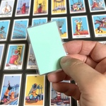 【お試し価格】【SSサイズ】78枚 猫タロットカード フルデッキ コンパクトサイズ エメラルドグリーン Tarot Card 