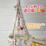 *110*天然素材カミカミボールメリーゴーランド♡小鳥さんのハンドメイドトイ