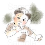 ネーム入り似顔絵1枚分