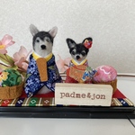 p様ご予約品　うちの子ちゃんお雛様