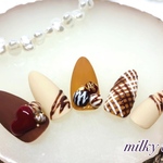 No.49 バレンタインネイル ❁︎ チョコレートネイル ❁︎ 紗々ネイル