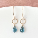 Daily　petit　 ピアス【ロンドンブルートバーズ　１４ｋｇｆ　イヤリングに変更可】