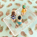 【再販】可愛い面白いボタン みんなで一緒LET'S Swimming！！ボタン☆1セット3種類各1個ずつ入り(計3個)小物の装飾にオススメです☆