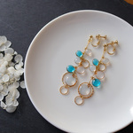 Grain color「流氷」ピアス・イヤリング