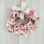 春のリース　桜　さくら　紫陽花　あじさい　ピンク　リボン　ひなまつり　おひなさま　初節句　ひな祭り