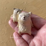 おすわりシロクマ兄弟