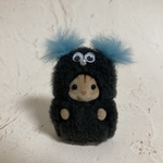 シルバニアファミリー 赤ちゃん着ぐるみ もこもこモンスター ブラック
