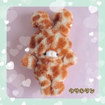 キリン柄だー♪ウサキリン♡フワフワ手のひらサイズのぬいぐるみ♡①