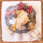 ゴシックブラウン♡ロゼット