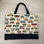 【新作】ポップな車たちのレッスンバッグ
