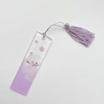 【ミニ】SAKURA purple🌸 しおり レジン 