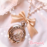 Berrypink♡魔法少女の懐中時計ネックレス♡イニシャルM