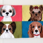 オーダーポーチ・バッグの犬種、色見本作りました