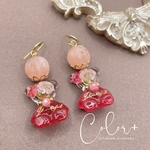 🌹ローズヒップティ🫖ベアピアス/イヤリング