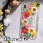 押し花iPhoneケース 花冠