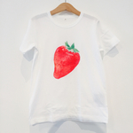 手描きこどもＴシャツ　いちご