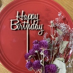 ケーキトッパー　HAPPY BIRTHDAY  