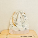しっかり体操着袋＊＊lace flower