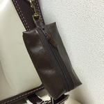 茶色無地ランドセル用キーケース