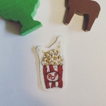 ✴︎yua-1218様専用✴︎ポップコーンワッペン&軽やかスモックのセット