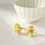 きいろとしろのお花畑 フリーサイズリング