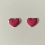 ミニハートピアス　ローズ