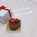 再販ミニチュア＊バレンタインチョコレートケーキ＊