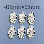 importアクリルチャーム　ホワイト　6個入り