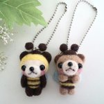 【ｃ様ご予約品】ミツバチパンダ＆くまちゃん