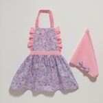 mizu.様専用♡キッズエプロン　＊リボン×花＊