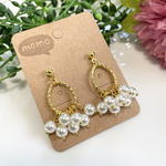 揺れる！つぶつぶパールのピアス・イヤリング♡