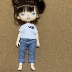 ロールアップデニム　モンストドールサイズ